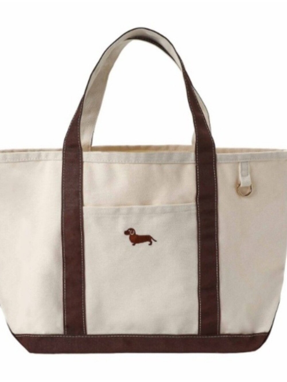 VIRAL 5 Below Iconic Dachshund Canvas Tote Bag
